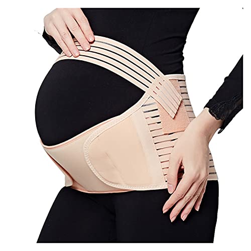 ALIUJUNAMZ Embarazo cinturón Maternidad Abdomen Dolor pélvico Alivio Mujeres Cinturones prenatal Postnatal Abdomen Vendaje Vendaje (Color : Beige, Size : M)