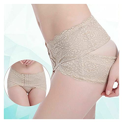 ALIUJUNAMZ Hip Up Pelvis Correction Belt Post Pregnancy Mujer Belly Adelgazamiento Pelvic Support Cuerpo Shaper (Color : Caqui, Maternity Size : L)