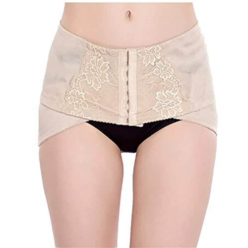 ALIUJUNAMZ Hip Up Pelvis Correction Belt Post Pregnancy Mujer Belly Adelgazamiento Pelvic Support Cuerpo Shaper (Color : Caqui, Maternity Size : L)