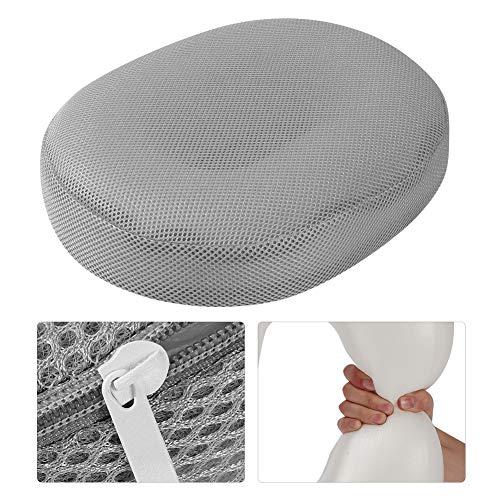 Almohada de espuma viscoelástica de anillo ortopédico Almohada de anillo hipoalergénica para hemorroides, hemorroides, heridas y alivio del dolor en el coxis, suela de cojín con forma de donut, scoot