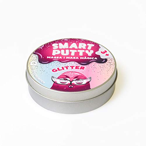 ambarscience Glitter-Smart Monster Putty. Masa Inteligente con Efecto mágico y Divertido, para niños 3+. (Ambar Passion S.A. 6162840040020)