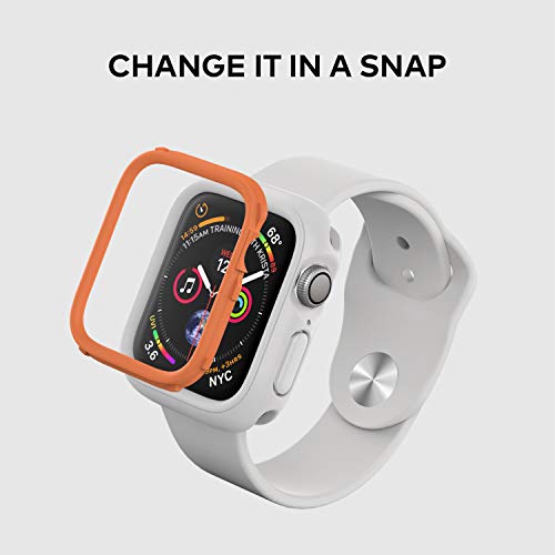 Anillo para Funda RhinoShield CrashGuard NX Compatible con Apple Watch SE [44mm] & Series 6/5 / 4 [44mm] & Series 3/2 / 1 [42mm] | Solo Incluye Anillo, Funda por Separado - Blanco