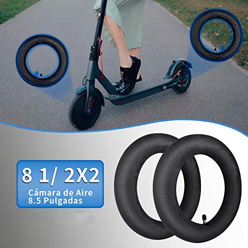 ANSENI® Cámaras de Aire 8.5 Pulgadas Reforzada Compatible para Patinete Xiaomi M365,Pro,1s, Pro2,Grosor Extra Forzado, Cámaras de Aire De Recambios, Accesorios de Respuesto, 2 Unidades