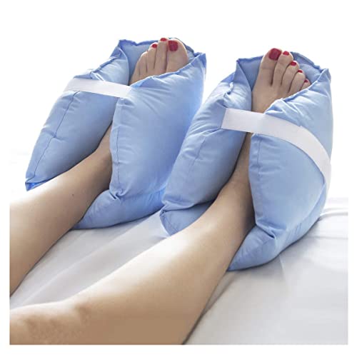 Anti-escaras Talón Protectores de Almohada, Protectores Cojines para Pressute Llagas y úlcera Alivio, Protector de Tobillo Alivio de La Presión del Dolor de úlceras y La úlcera del Talón