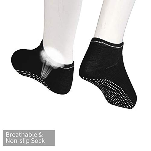 Aoblok 8 pares Calcetines Antideslizante de Yoga Pilates Eportes Ropa Mujer Accesorios