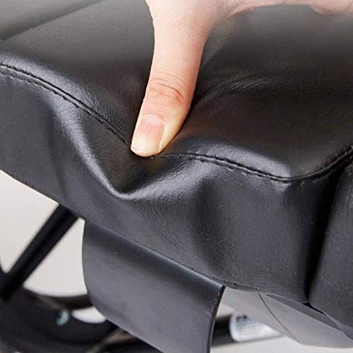 AOLI Silla de ruedas autopropulsada, Manual de peso ligero plegable con la placa de almacenamiento de la bolsa doble freno no neumático Llanta/carretilla de edad avanzada