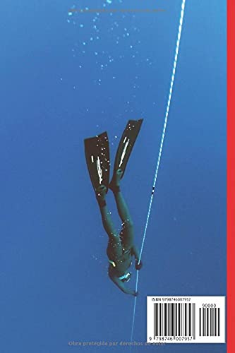 APNEA - BUCEO LIBRE. Libro de registro: Lleva un seguimiento detallado de tus inmersiones: fecha, tiempo transcurrido, profundidad, equipo empleado... | Principiantes o profesionales.