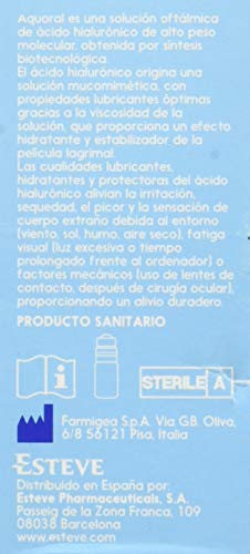 Aquoral Multidosis Gotas Oftalmologicas Lubricantes, 10 ml