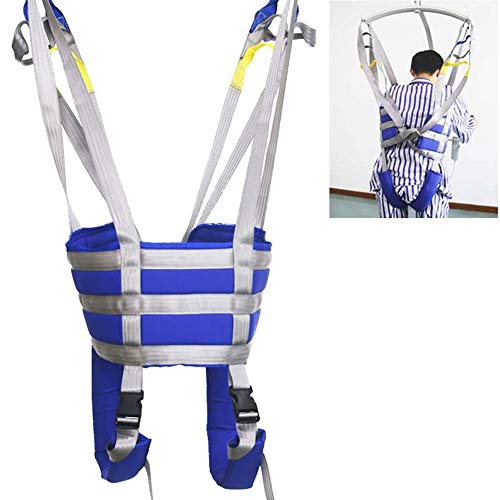 Arnés de Ajuste Rápido, Arnés de Elevación de Paciente de Cuerpo Completo, Eslinga de Elevación con Accesorios de Bucle, Las Piernas Se Pueden Separar, Seguridad de Enfermería ( Size : Medium )