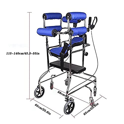 Asistencia sanitaria Andador para caminar Ayuda para el armazón Ligero Fácil almacenamiento y transporte Ruedas Andador para adultos Andador para personas mayores Rehabilitación de accidentes