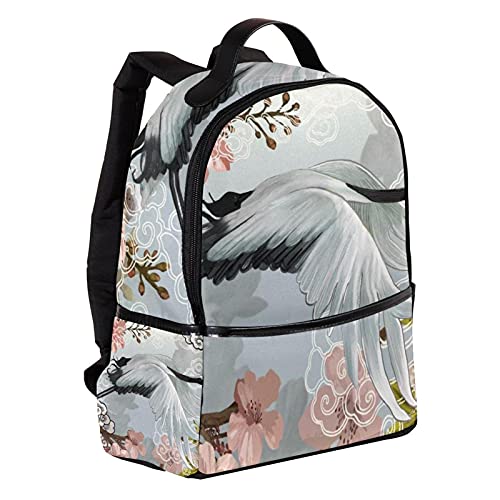 ATOMO Casual Mini Mochila Grúa Fly Nice PU Cuero Viajes Bolsas de Compras Daypacks