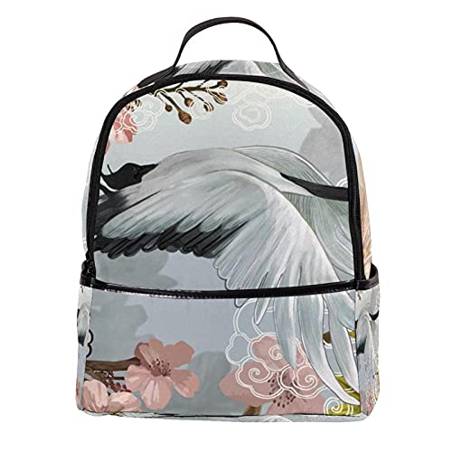 ATOMO Casual Mini Mochila Grúa Fly Nice PU Cuero Viajes Bolsas de Compras Daypacks