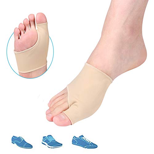 Ausla - Ortesis Hallux Valgus con almohadilla de gel, protector y separador de dedos grandes, corrector de cebolla para hallux valgus, alivio del dolor – 1 par