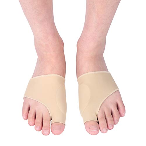 Ausla - Ortesis Hallux Valgus con almohadilla de gel, protector y separador de dedos grandes, corrector de cebolla para hallux valgus, alivio del dolor – 1 par