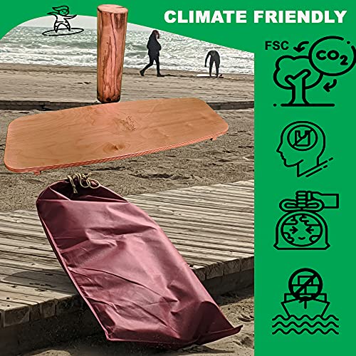 Balance Board Tabla Equilibrio Madera Surf Fitness