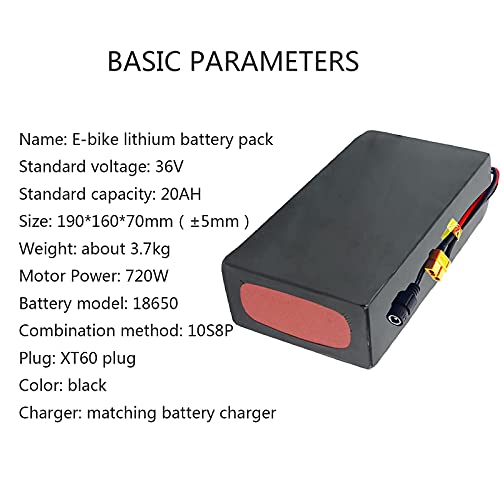 Batería 36V E-bike 25Ah 22.5Ah 20Ah 17.5Ah 15Ah 12.5Ah 10Ah Batería de litio para bicicletas eléctricas Herramientas eléctricas Sillas de ruedas eléctricas Scooters eléctricos con cargador de 42V