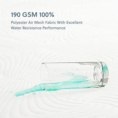 Bedsure Funda Colchon 135x190 Impermeable - Protector Colchon Cama 135 Transpirable y Hipoalergénico, Cubre Colchón 135 190 Protectora con Esquinas Elásticas de 30cm de Profundidad