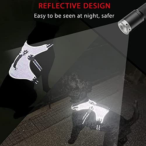 BELPRO Arnés de Apoyo Multiusos para Perro, a Prueba de Escape, Chaleco Reflectante Ajustable con Mango Duradero, arnés para Perros Grandes y Activos (Negro, XL)