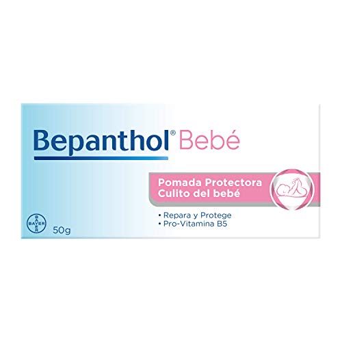 Bepanthol Bebé, Formulado Específicamente para Proteger y Cuidar la Delicada Piel del Culito del Bebé, Tubo, 50g