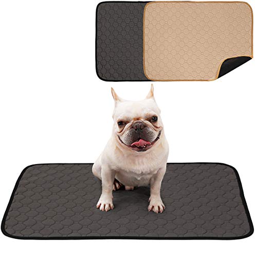 BePetMia Alfombras Lavables y Superabsorbentes, Pee Pad Sanitarias Reutilizables para Jaulas, Cama, Vehiculos, Soluciones para Cachorros y Perros Que Padecen Incontinencia (M: 67x50cm, 3-Packs)