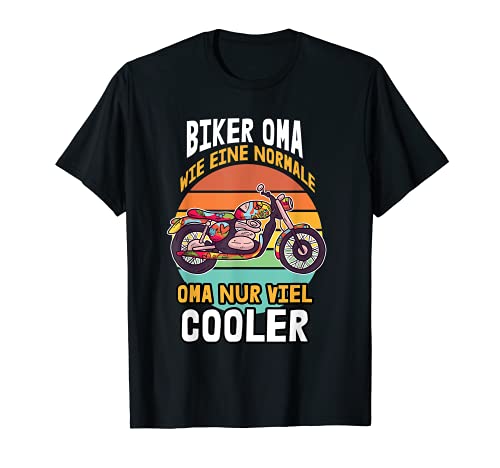 Biker Oma motorista moto abuelo motorista Camiseta