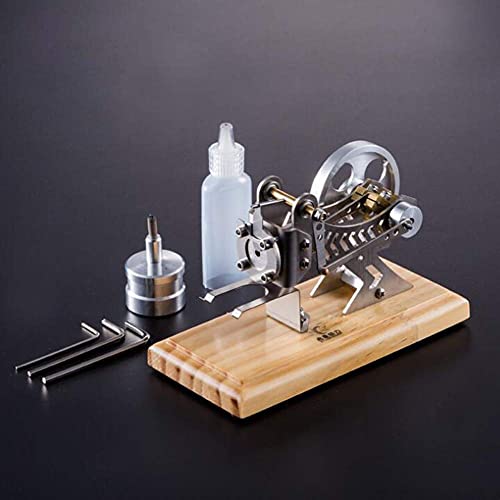 BJH Stirling Engine Kit Vacuum Sterling Engines DIY Stirling Engine Model Kit de Motor Stirling para entusiastas de la tecnología Experimentos físicos Aficionados Juguetes creativos de escritori