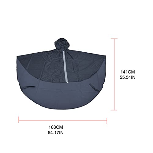 BMBN Poncho de Lluvia para Silla de Ruedas, Poncho de Lluvia Impermeable para Movilidad en Silla de Ruedas Scooter Viejo Capa Grande a Prueba de Viento Capa Impermeable con Capucha y protección