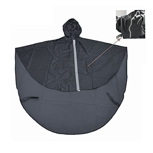 BMBN Poncho de Lluvia para Silla de Ruedas, Poncho de Lluvia Impermeable para Movilidad en Silla de Ruedas Scooter Viejo Capa Grande a Prueba de Viento Capa Impermeable con Capucha y protección