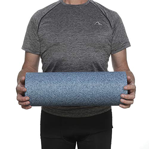 BODYMATE Rodillo Standard para Tejido fascial | Dureza Media | Longitud 45 cm diámetro 15 cm | con Libro electrónico Gratuito | Rodillo miofascial Profesional