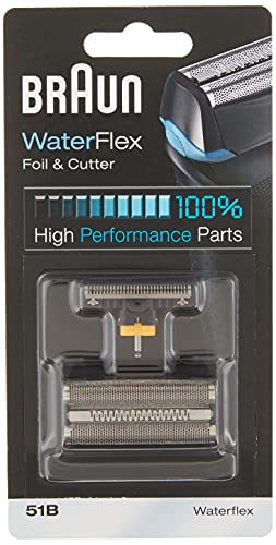 Braun 51B - Recambio para afeitadora eléctrica hombre, compatible con el modelo WaterFlex, color negro