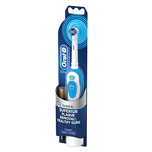 Braun Oral-B Pro - Cepillo de dientes eléctrico de rotación, color azul y blanco