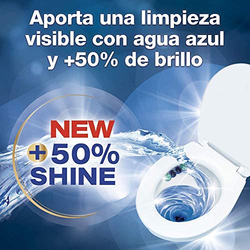 Bref Blue Active Higiene, Colgador WC con 50% más de Brillo - Pack de 10 unidades