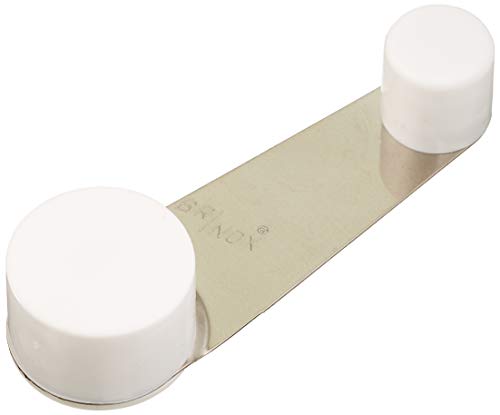 Brinox B78270B Tope retenedor Giratorio, Blanco, 3.2x10.2x2.2 cm