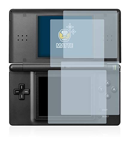 BROTECT Protector Pantalla Anti-Reflejos Compatible con Nintendo DS Lite (2 Unidades) Película Mate Anti-Huellas