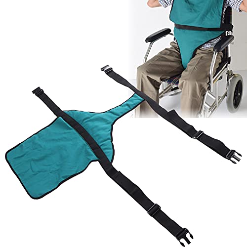 Brrnoo Cinturón para Silla de Ruedas, Chaleco de sujeción para Silla de Ruedas para Ancianos, Chaleco de Refuerzo anticaída para Silla de Ruedas para Ancianos