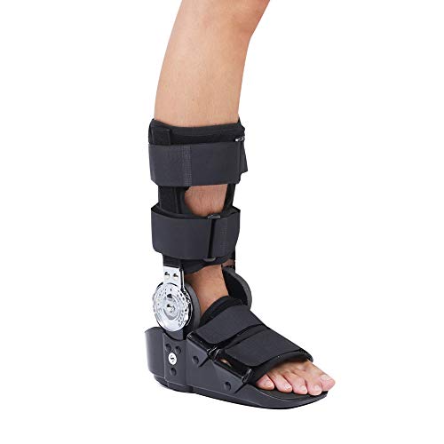 Brrnoo Fractura Tobillo Pie Bota OrtopéDica,Soporte Y Bota Protectora para Caminatas para Fracturas Pie Y Tobillo, CirugíA Posterior A Ligamentos Y Tendones,Esguinces Tobillo Y Reparaciones Aquiles