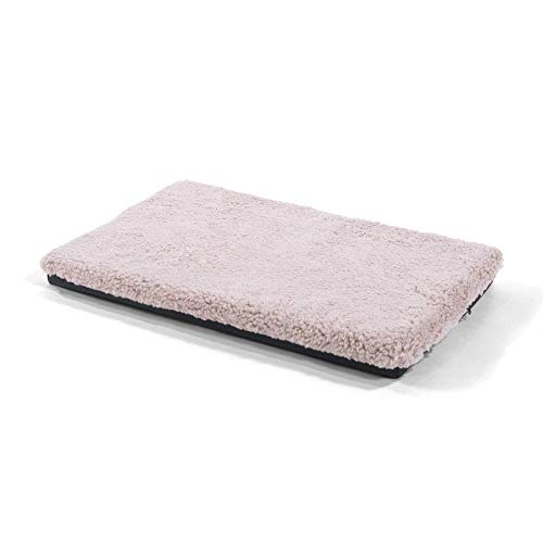 brunolie Luna Colchón para Perros pequeño, ortopédico, Transpirable y Antideslizante, Cama para Perros Agradable con Espuma de Memoria Transpirable, Beige, Tamaño S (60 x 40 x 5 cm)