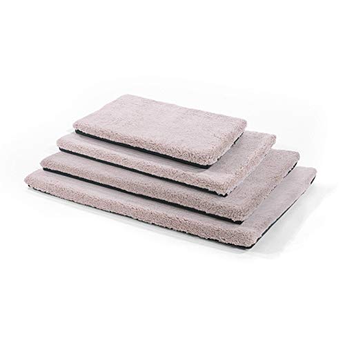 brunolie Luna Colchón para Perros pequeño, ortopédico, Transpirable y Antideslizante, Cama para Perros Agradable con Espuma de Memoria Transpirable, Beige, Tamaño S (60 x 40 x 5 cm)