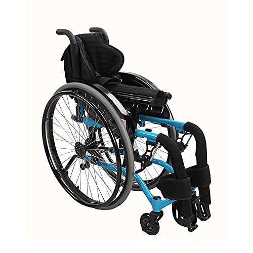 BSJZ Sillas de Ruedas Deportivas autopropulsadas Lghtweight Plegable ergonómico cómodo reposabrazos basculante reposapiernas 36/38/40 cm Asiento, Exterior SPO