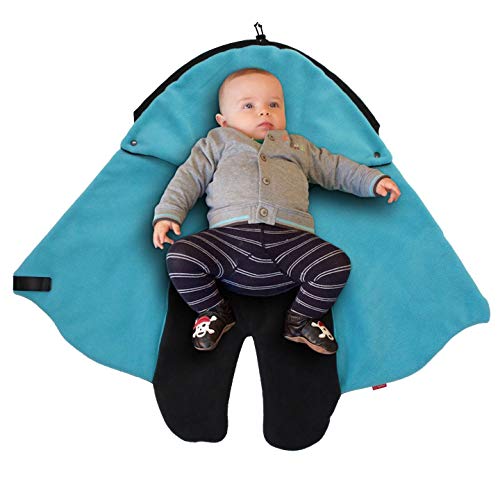 ByBoom Baby Manta arrullo de invierno para bebé, es ideal para sillas de coche (p.ej. de las marcas Maxi-Cosi y Römer), para cochecitos de bebé, sillas de paseo o cunas; LA MANTA ARRULLO ORIGINAL CON EL OSO