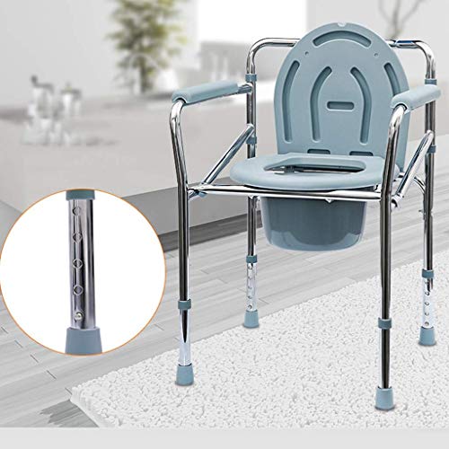 Caminantes para personas mayores Silla de inodoro Bariátrico de la silla de asiento bariátrico Ancho Amplio Asiento Bariátrico Asiento de ducha anciana Plegable Espacio de ahorro de espacio Ajustable