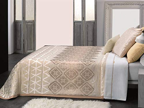 CAÑETE - Confortino Bergamo Cama 135 - Color Blanco (Ropa de Cama de Entretiempo como edredón Fino o bouti)