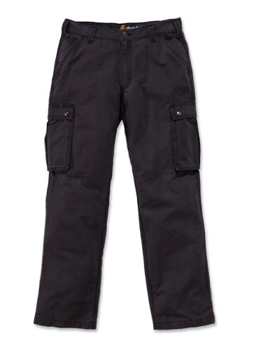 Carhartt .100272.001.S425 Pantalón de carga resistente, tamaño W36/L34, negro