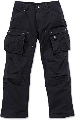 Carhartt. EB219. BRN. S425 lavado pato Multi bolsillo Tech Pant, Carhartt marrón, W36/L34