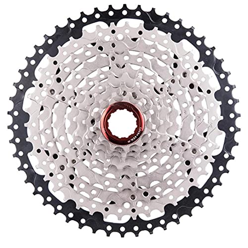 Cassette de bicicletas de montaña, acero de 9 velocidades de acero 11-50t de ancho Relación Bicicleta de montaña Rueda FreeWheel MTB Accesorios