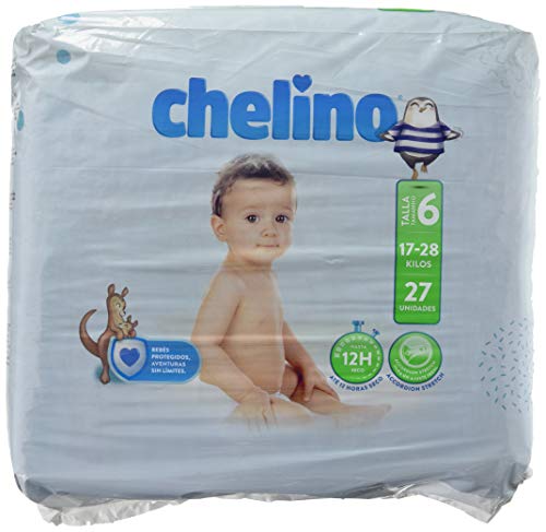 Chelino Fashion & Love, Talla 6, 27 pañales