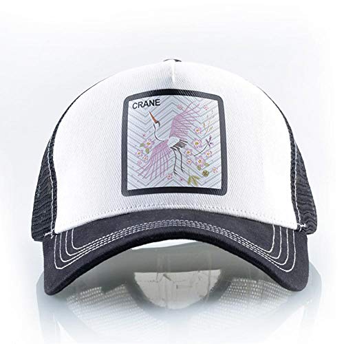 CHEMOXING Gorra De Béisbol Mujer Sombrero De Papá De Algodón De Malla Transpirable para Hombres Streetwear Gorra De Camionero con Parche De Grúa Nuevas Gorras De Camionero De Moda