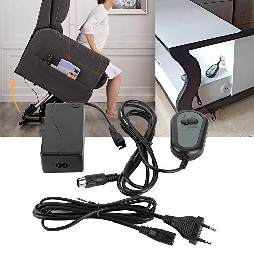 Cikonielf Sillón reclinable eléctrico Controlador Manual Silla elevadora Sillón reclinable Conector de 5 Pines Aplicación doméstica Enchufe de la UE 100-240 V