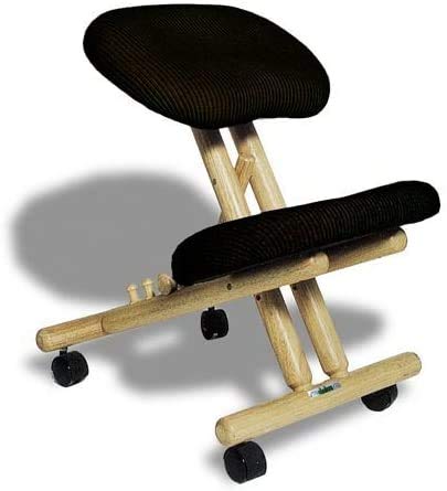 cinius Silla ergonómica Profesional Color Crema/Negro sin Respaldo