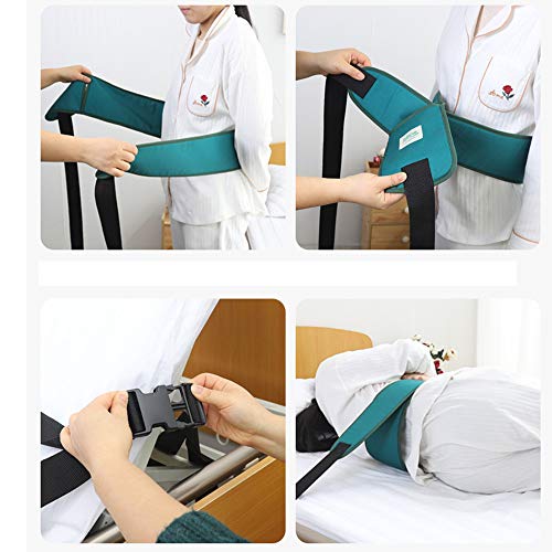 Cinturón De Fijación De Cama Para Ancianos, Cinturón De Cama Para Silla De Ruedas, Cinturón De Fijación De Circunferencia De Cintura Y Abdomen, Que Proporciona Cinturón De Fijación Anticaídas Para P